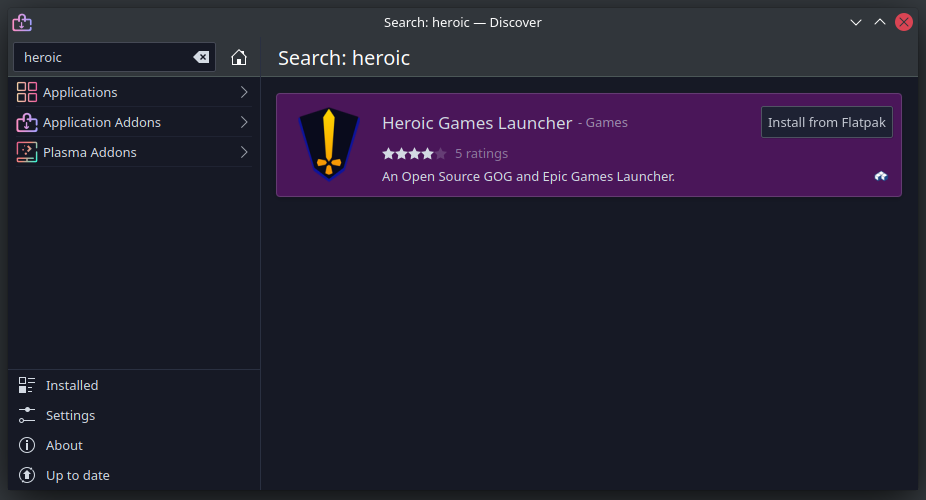 Heroic Games Launcher for GOG and Epic Games v2.5.0 Beta 3 out now